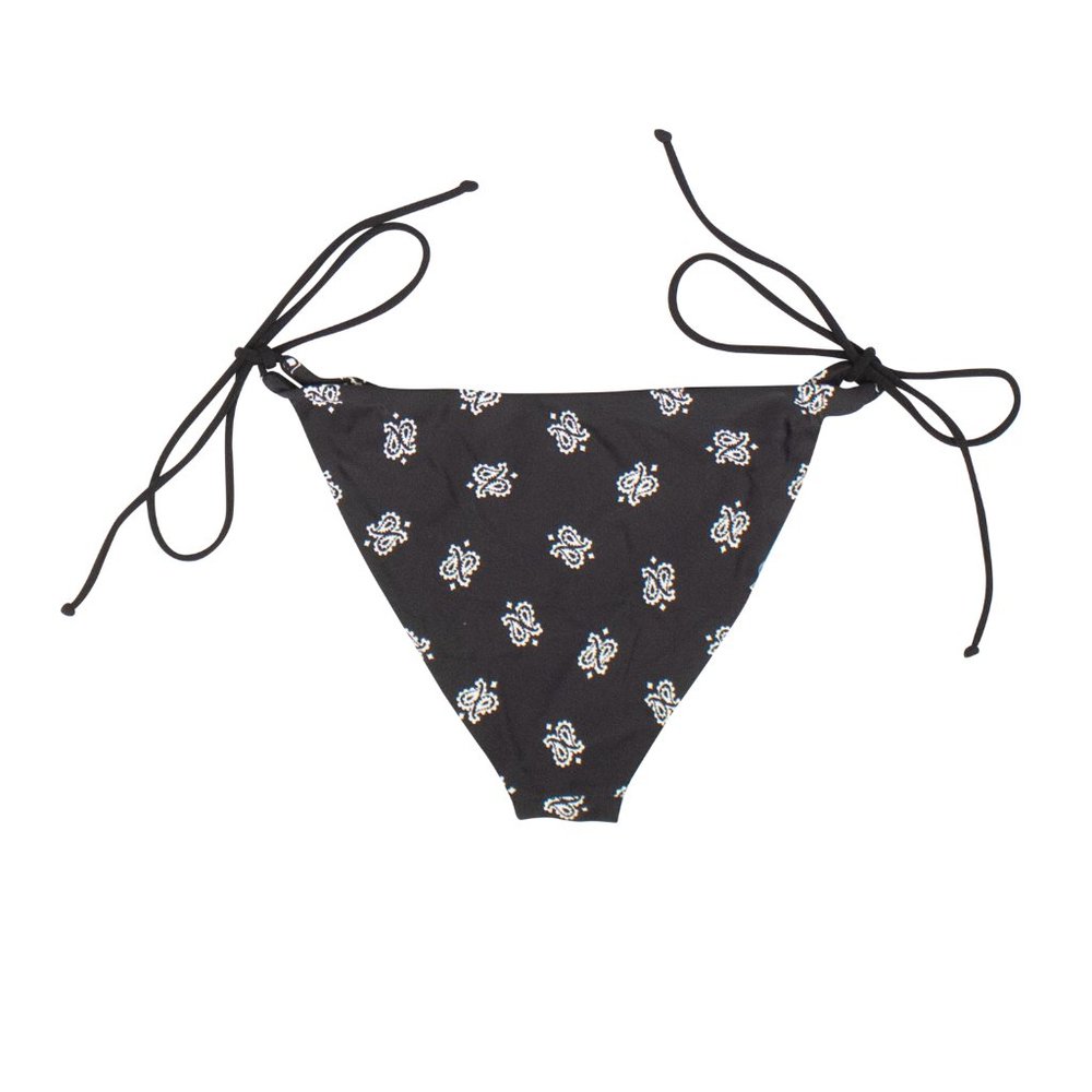 SAINT LAURENT Black Bandana Print Bikini Bottom Size S $460 - Picture 3 of 3
